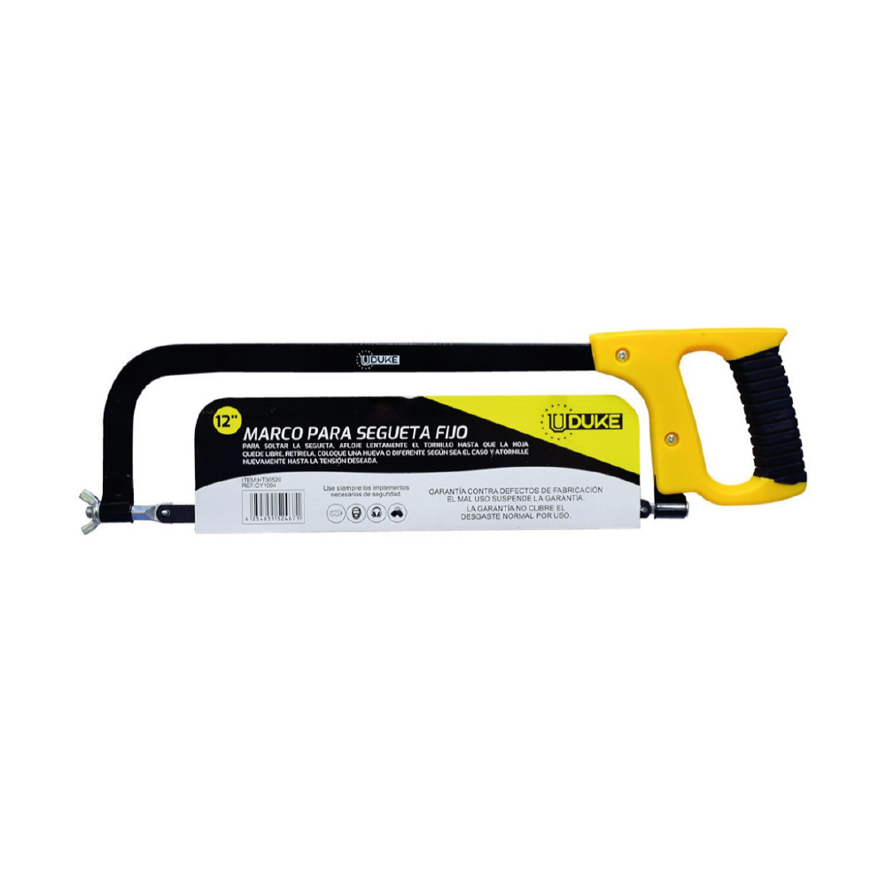 Marco para Segueta 12" de Caucho Amarillo/Negro